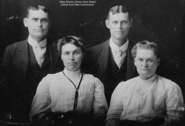 Dan, Mary, Burt and Frances Jane Munson Rivers